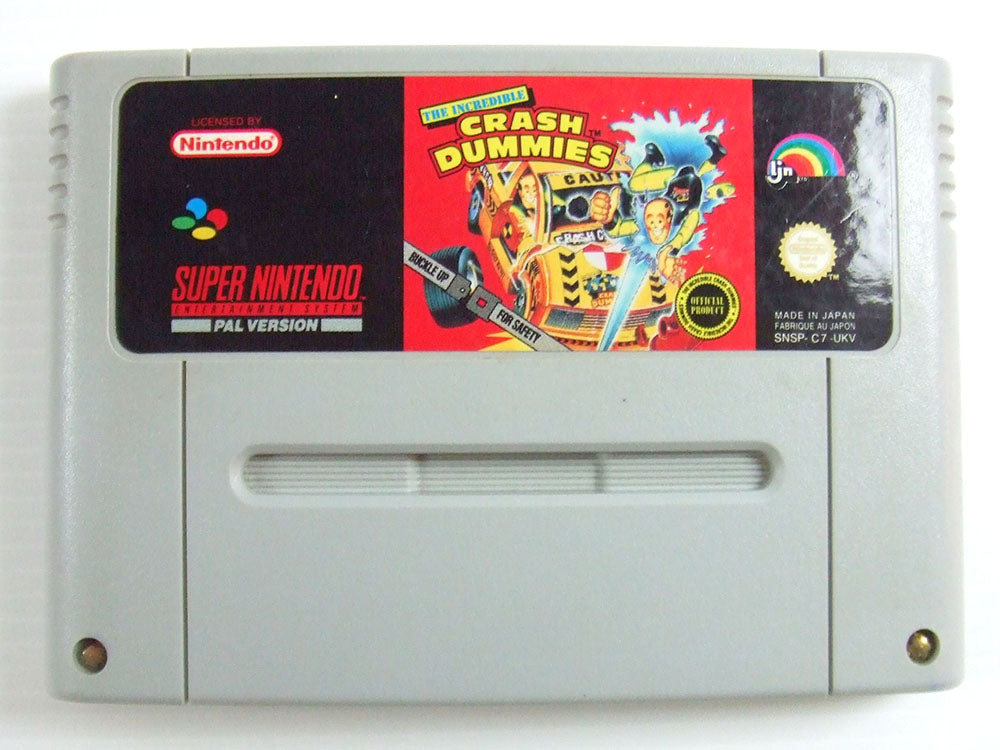 SNES The Incredible Crash Dummies (PAL Ver, Loose Cartridge)