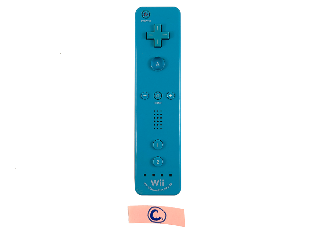 Nintendo Wii Controller + Wii MotionPlus Blue RVL-003 (JPN Ver)