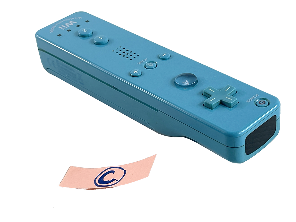 Nintendo Wii Controller + Wii MotionPlus Blue RVL-003 (JPN Ver)