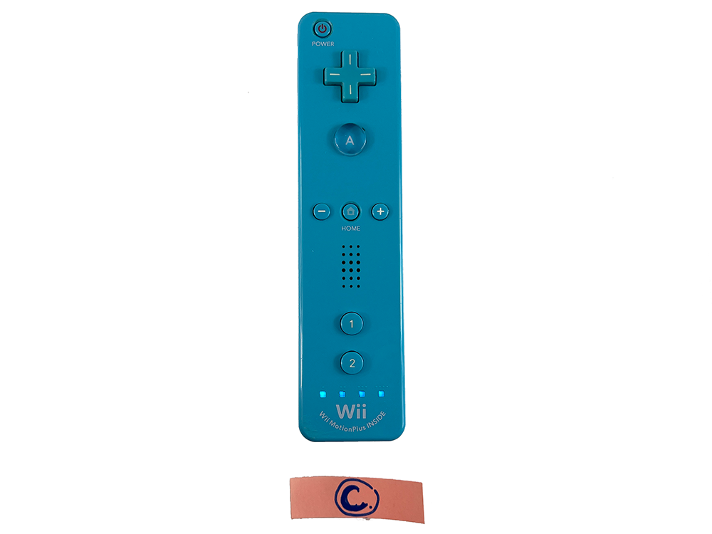 Nintendo Wii Controller + Wii MotionPlus Blue RVL-003 (JPN Ver)