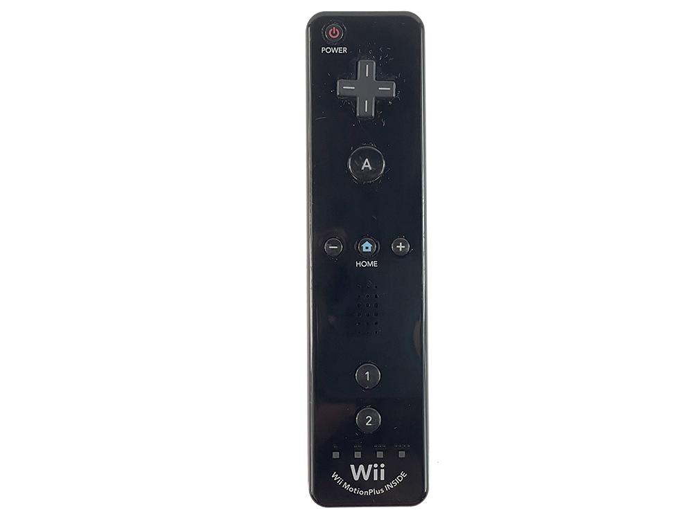 Nintendo Wii Controller + Wii MotionPlus BLACK RVL-003 (JPN Ver)