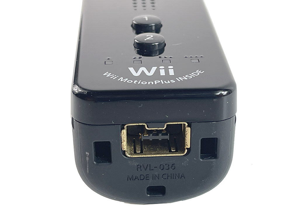 Nintendo Wii Controller + Wii MotionPlus BLACK RVL-003 (JPN Ver)