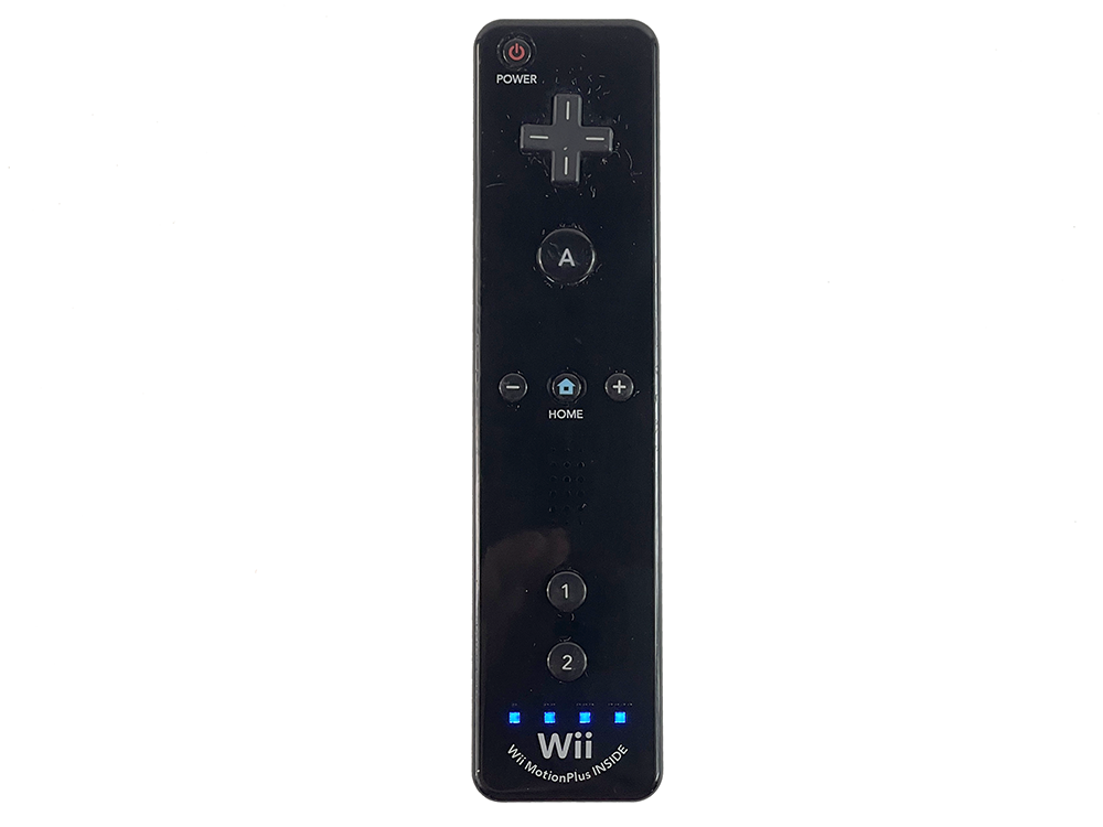 Nintendo Wii Controller + Wii MotionPlus BLACK RVL-003 (JPN Ver)