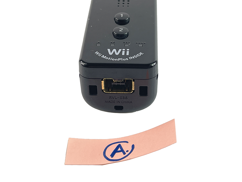 Nintendo Wii Controller + Wii MotionPlus BLACK RVL-003 (JPN Ver)