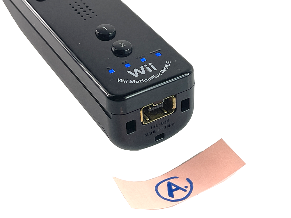 Nintendo Wii Controller + Wii MotionPlus BLACK RVL-003 (JPN Ver)