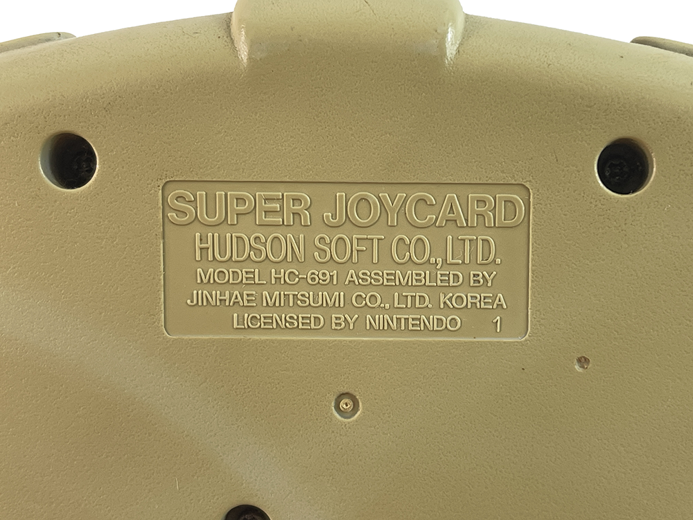 Super Famicom Super Joy Card Controller HC-691