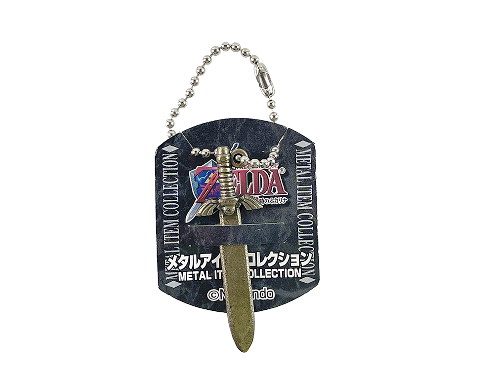 NINTENDO ZELDA MASTER SWORD Metal Item Collection Keychain