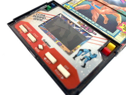 (FOR PARTS) Gakken POWER SPEED SPIRIT BIG WRESTLER LCD & GAME BOARDGAME