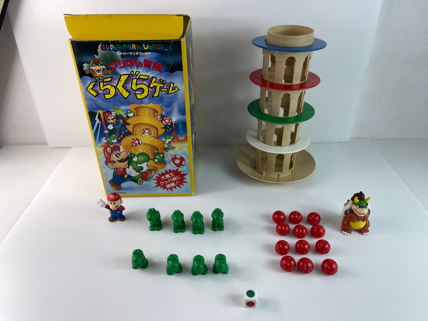1993 Kawada Super Mario World no Bouken Guragura Game (Balancing Tower Game)