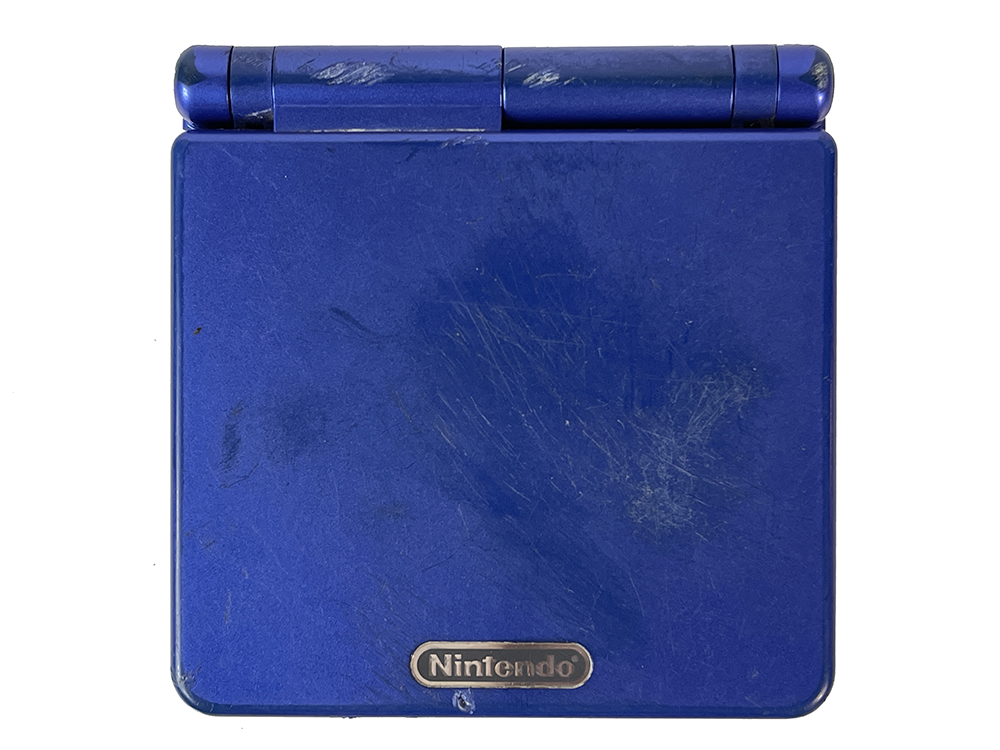 Nintendo Gameboy Advance SP AGS-001 Blue XJH10393439 (Worn out screen)