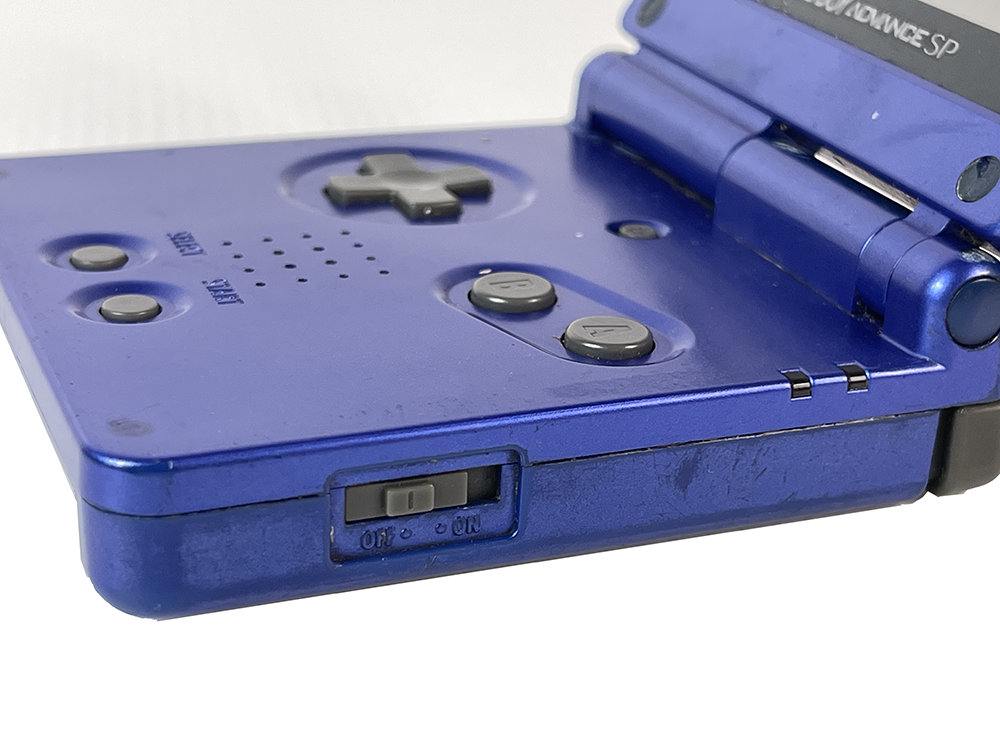 Nintendo Gameboy Advance SP AGS-001 Blue XJH10393439 (Worn out screen)