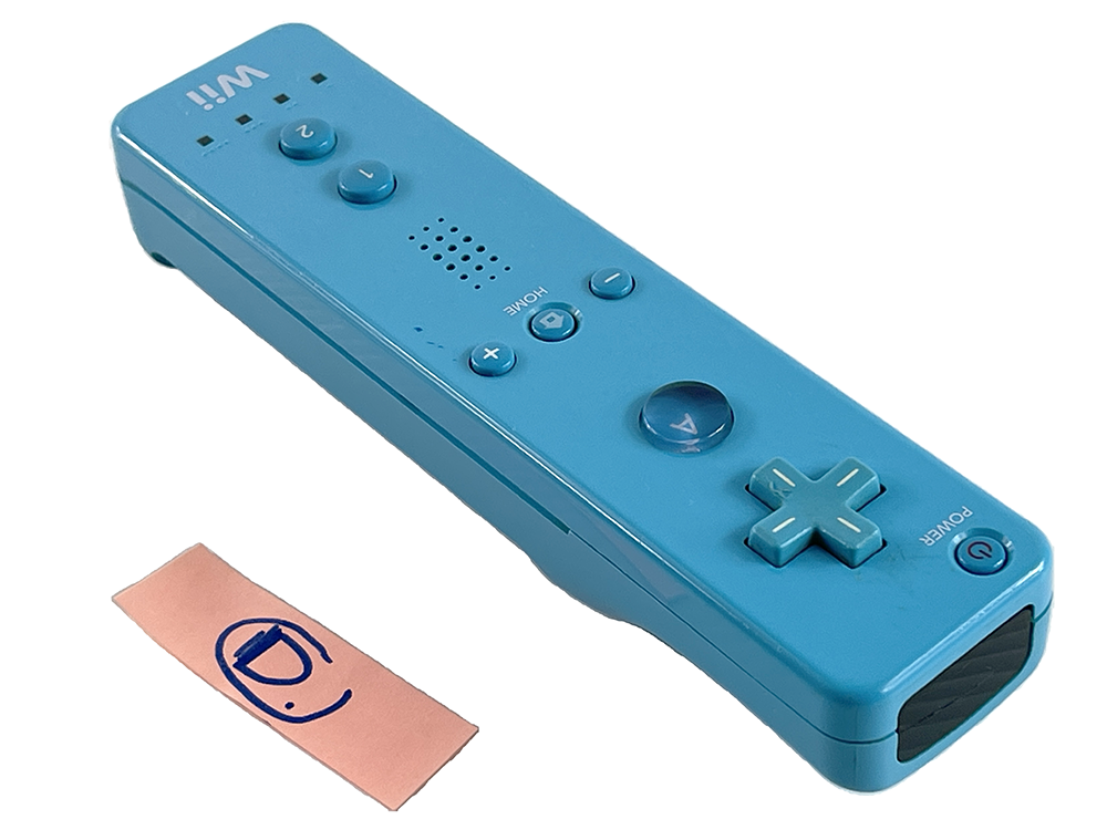 Nintendo Wii Controller + Wii MotionPlus Blue RVL-003 (JPN Ver)
