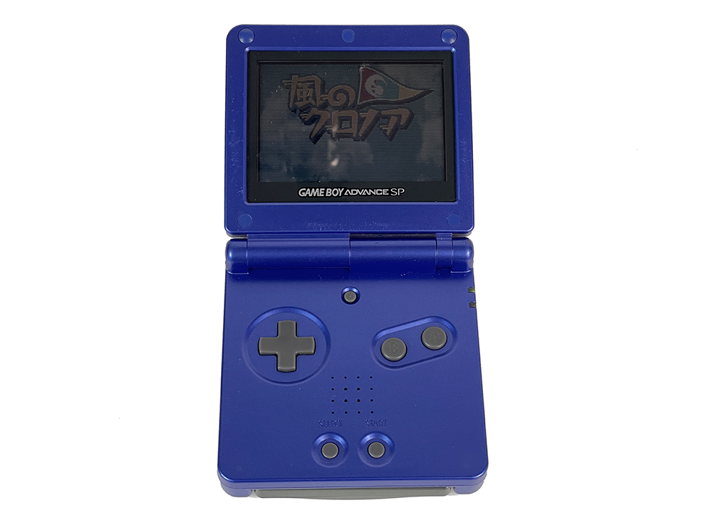 Nintendo Gameboy Advance SP AGS-001 Blue XJH12747080 (Bobble on screen)