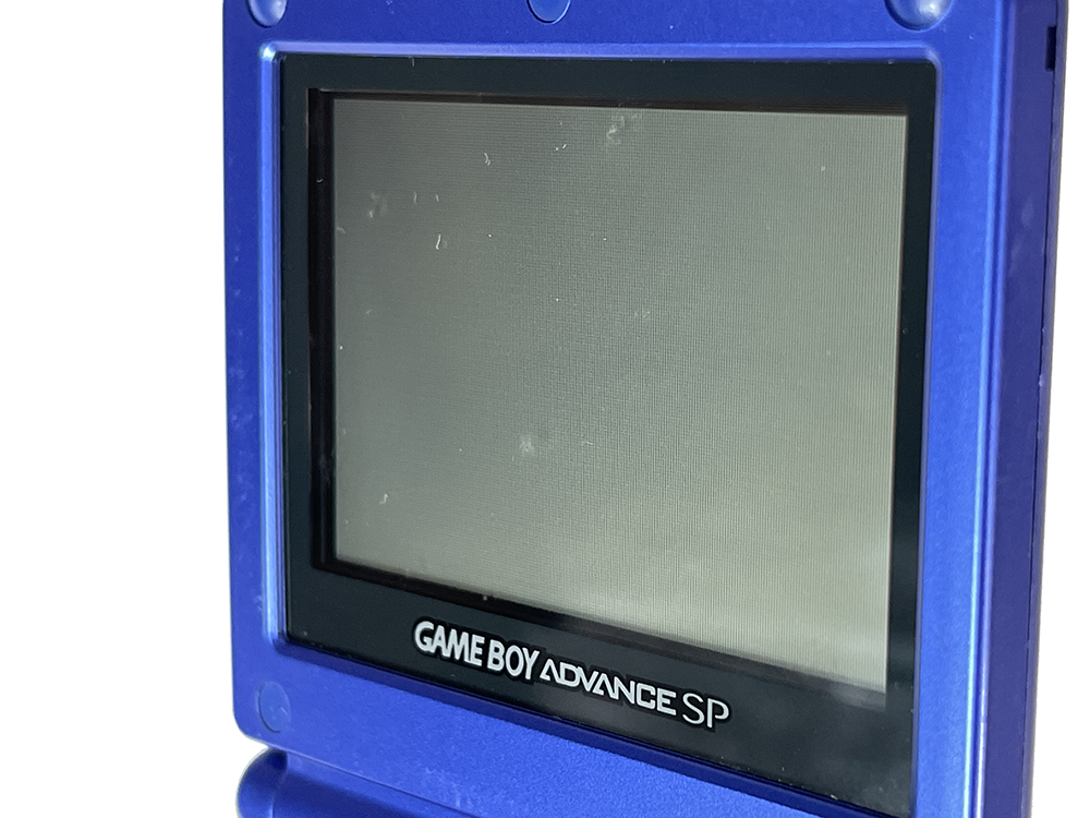 Nintendo Gameboy Advance SP AGS-001 Blue XJH12747080 (Bobble on screen)