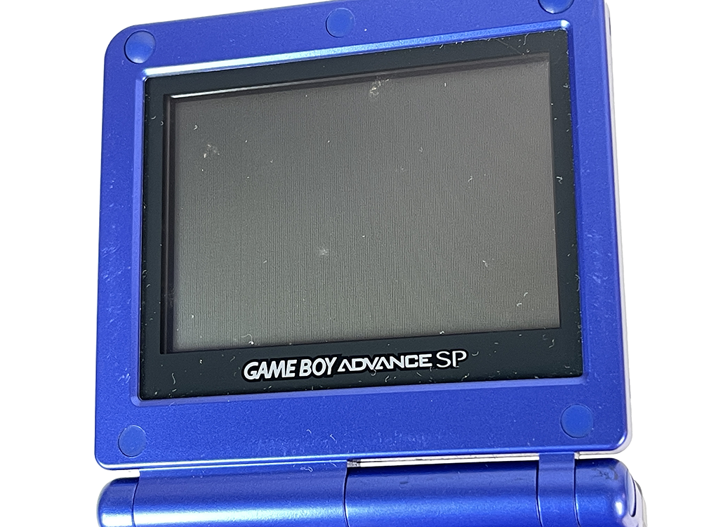 Nintendo Gameboy Advance SP AGS-001 Blue XJH12747080 (Bobble on screen)