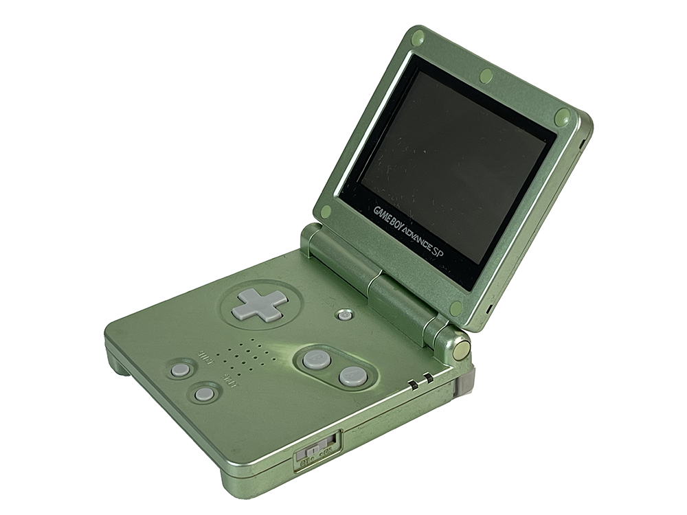 Nintendo Gameboy Advance SP AGS-001 Green XJH15141555 (Dim screen)