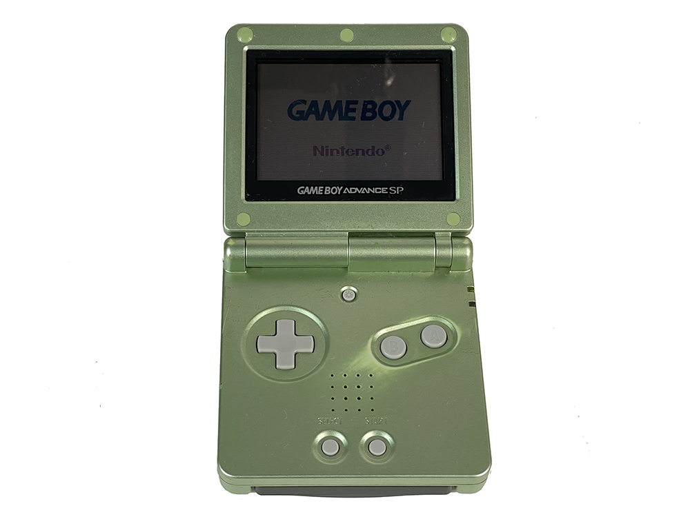 Nintendo Gameboy Advance SP AGS-001 Green XJH15141555 (Dim screen)