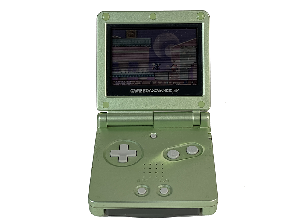 Nintendo Gameboy Advance SP AGS-001 Green XJH15141555 (Dim screen)