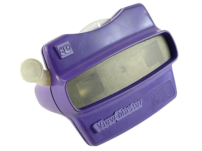 1980 TYCO VIEW MASTER 3D (Purple) w/ GASTON the Villain Reel