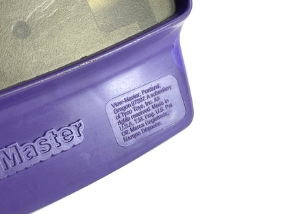1980 TYCO VIEW MASTER 3D (Purple) w/ GASTON the Villain Reel