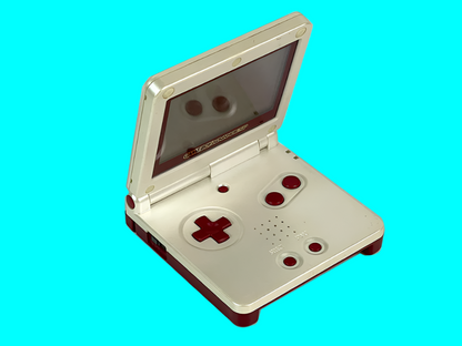 Nintendo Gameboy Advance SP Famicom Color (Worn out screen)