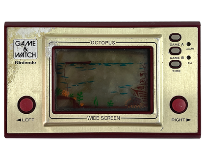 (FOR PARTS) 1981 Nintendo Game and Watch OCTOPUS OC-22