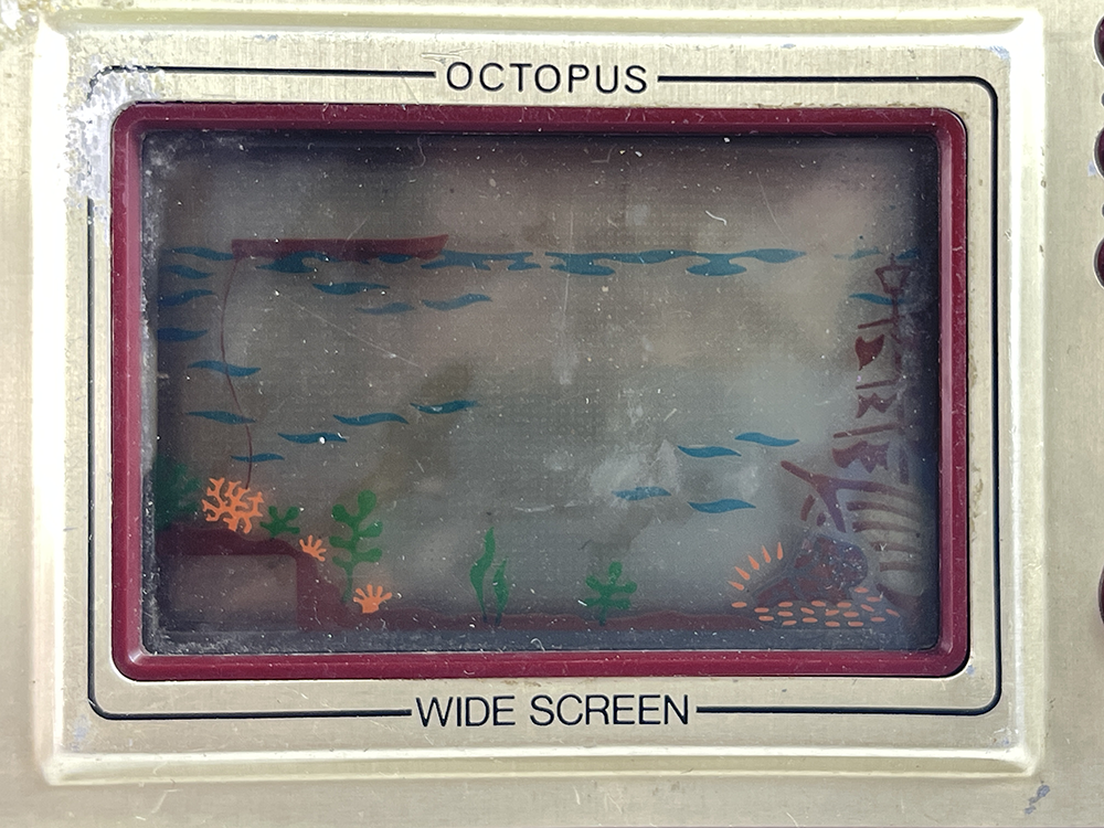 (For Parts) 1981 Nintendo Game and Watch OCTOPUS OC-22