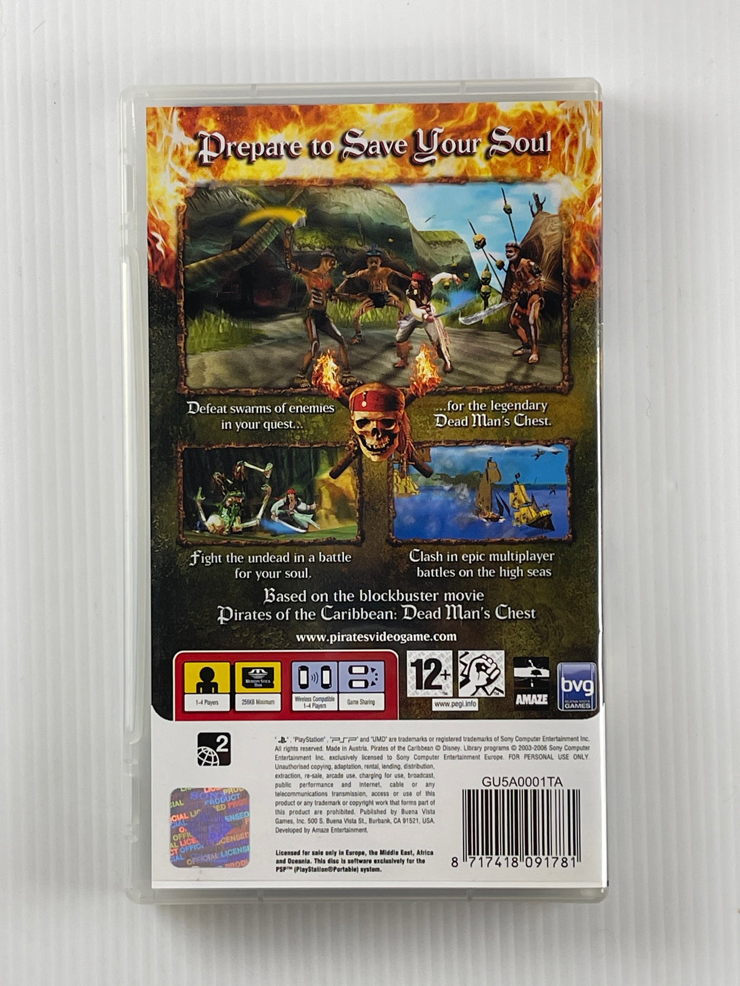 PSP Pirates of the Caribbean: Dead Man's Chest (EUR Ver)