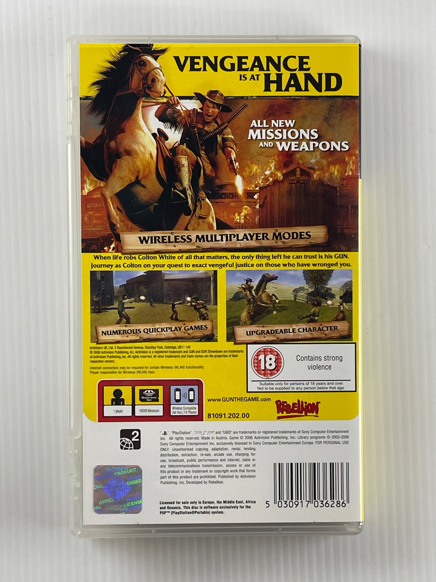 PSP GUN SHOWDOWN (EUR Ver)