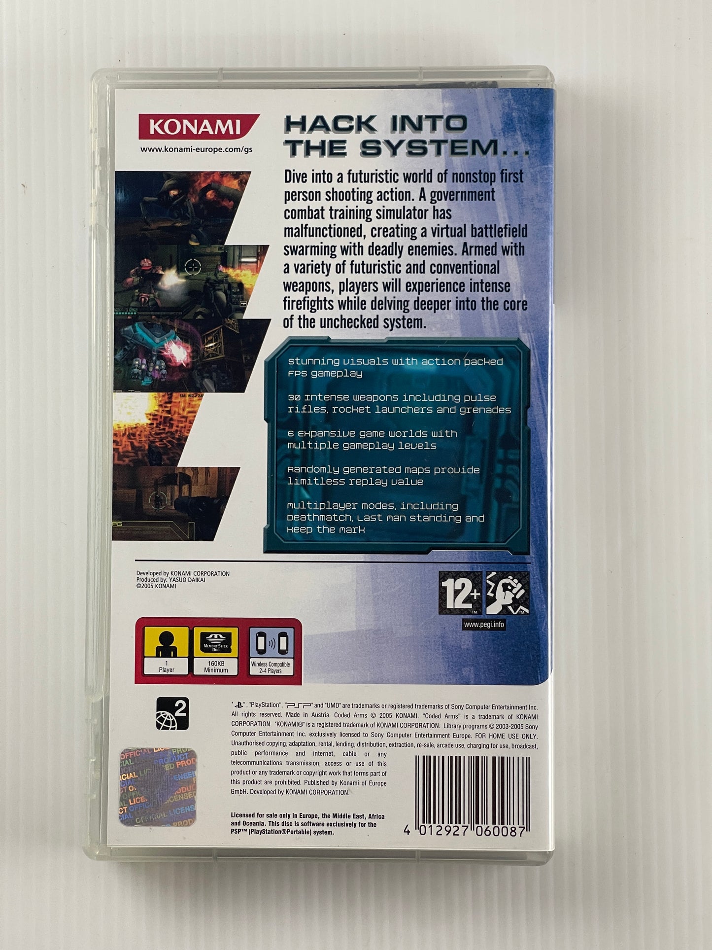 PSP CODED ARMS (EU Ver)