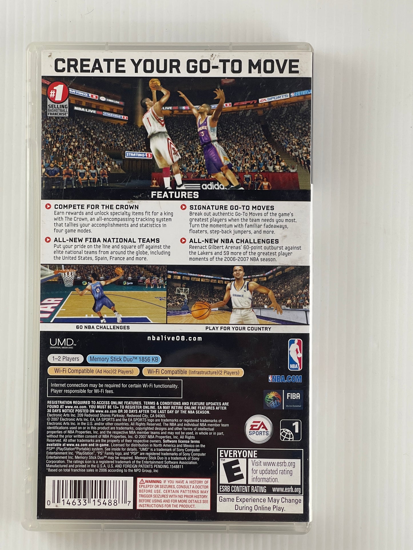 PSP NBA LIVE 08 (US Ver)