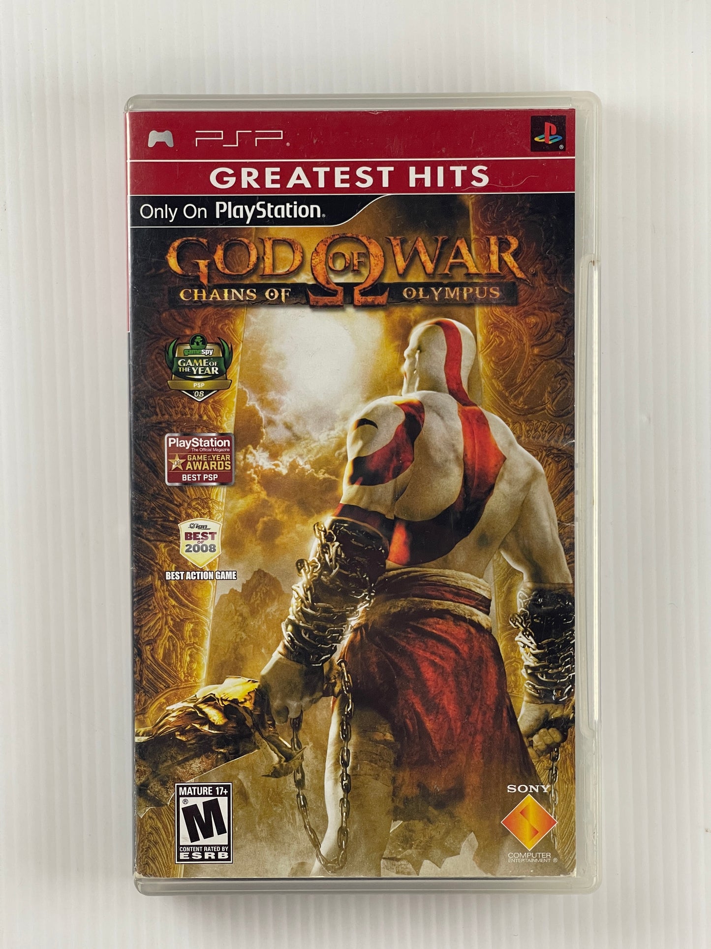 PSP God of War: Chains of Olympus (Greatest Hits edition) (US Ver)