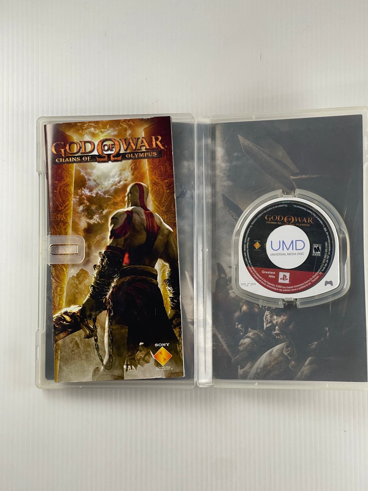 PSP God of War: Chains of Olympus (Greatest Hits edition) (US Ver)