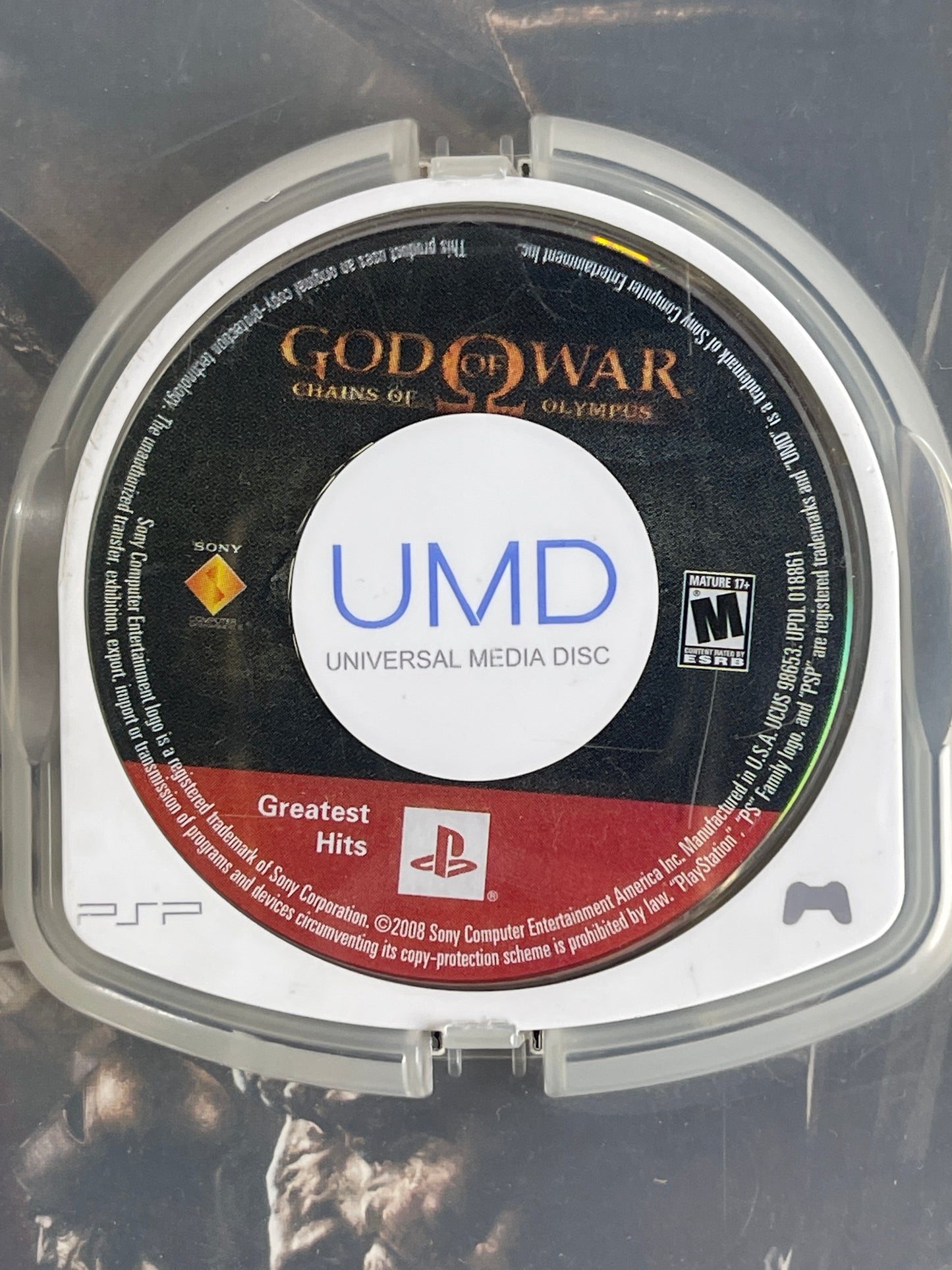 PSP God of War: Chains of Olympus (Greatest Hits edition) (US Ver)