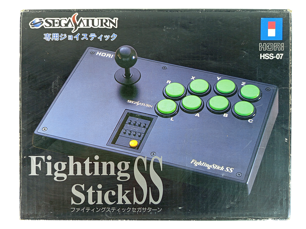 Sega SATURN HORI Fighting Stick SS W/ BOX HSS-07