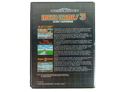 Sega MegaDrive MEGA GAMES 1 (3 in 1, ASIAN VER)