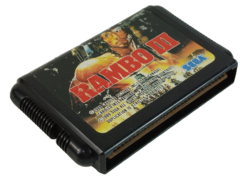 MD Rambo III (JPN VER, Loose Cartridge)