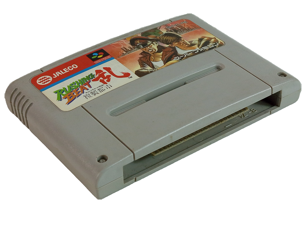 SFC RUSHING BEAT RAN FUKUSEI TOSHI/ Brawl Brothers (JPN Ver, Loose Cartridge)