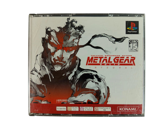 PS1 Metal Gear Solid: Integral (3-disc set/ JPN Ver)