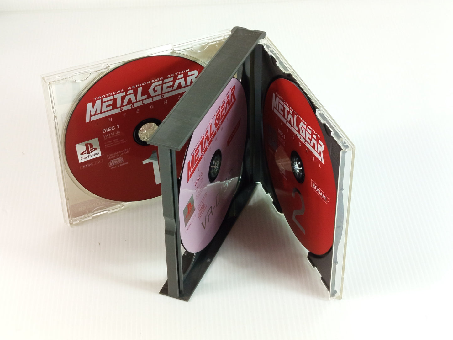 PS1 Metal Gear Solid: Integral (3-disc set/ JPN Ver)