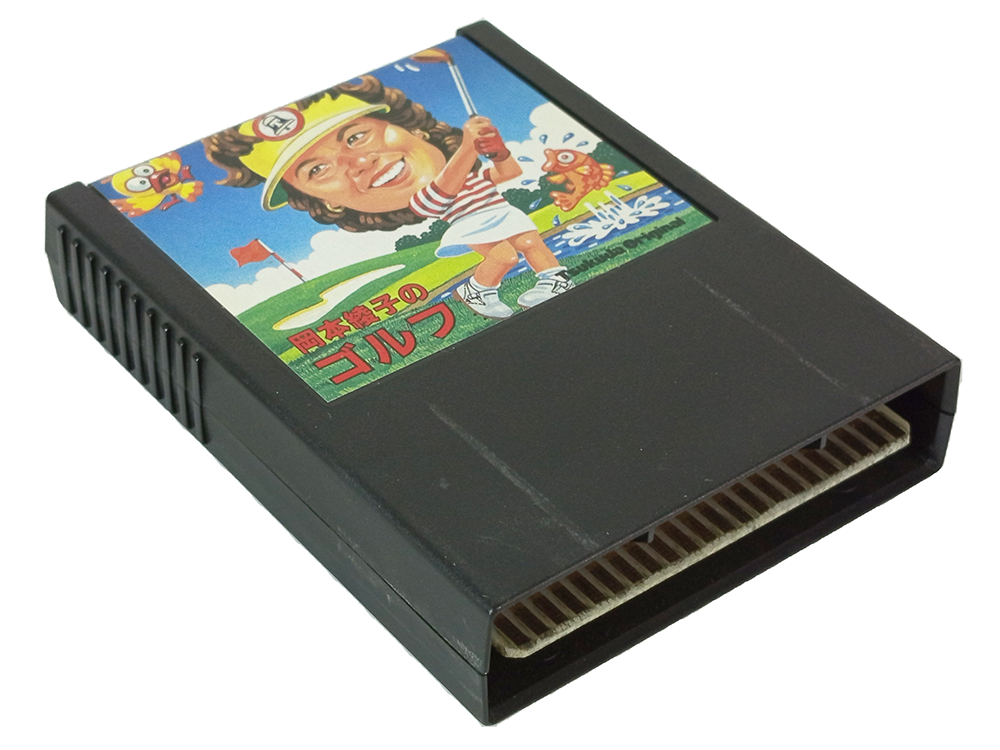 SEGA SC-1000/ SC-3000 Okamoto Ayako Golf Cartridge (JPN Ver)