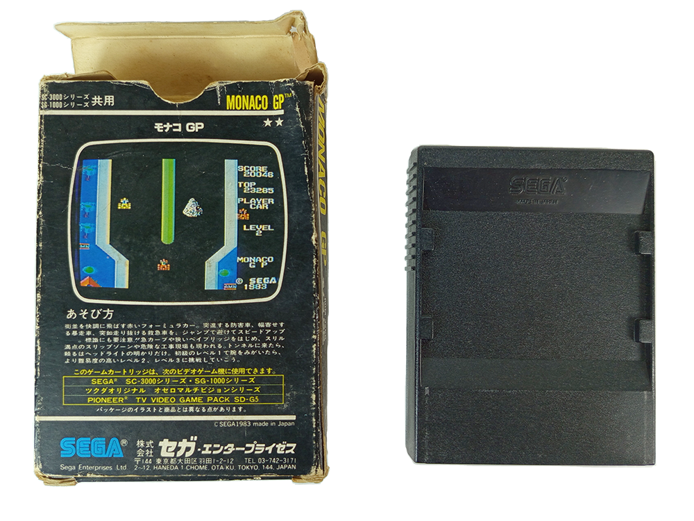 SEGA SC-1000/ SC-3000 Monaco GP Cartridge (JPN Ver)