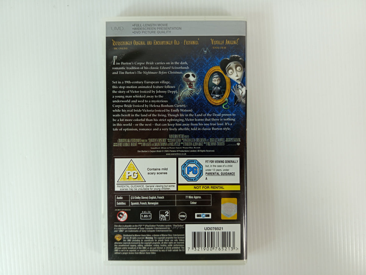 PSP Corpse Bride (REGION 2, UK VER)