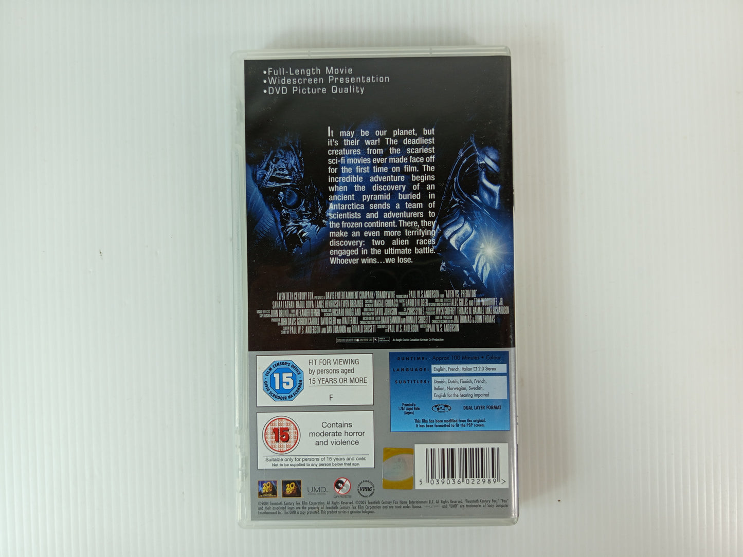 PSP Alien Vs Predator (Region 2, UK version)