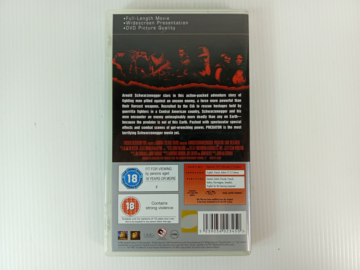 PSP Predator (REGION 2, UK VER)