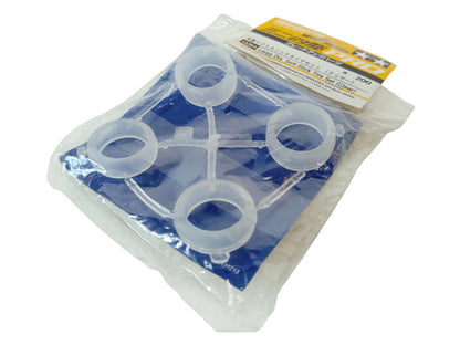 (NEW) TAMIYA 15364 MINI 4WD PRO TUNE-UP PARTS LARGE DIA. SOFT SLICK TIRE SET (CLEAR)