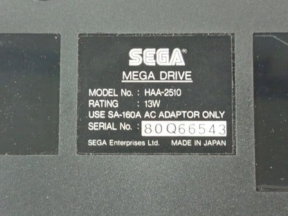 1988 SEGA MEGA DRIVE HAA-2510 (MODEL 1, JPN VER)
