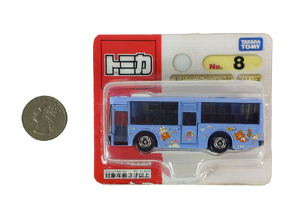 (NEW) Tomica 1/138 Mitsubishi Fuso Aerostar Tachikawa Bus x Rilakkuma No.8
