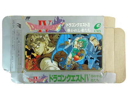 FC 1990 ENIX DRAGON QUEST IV BOX (Empty Box)