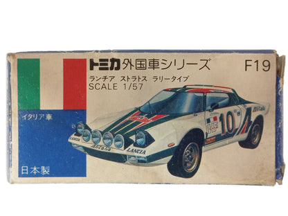 Tomica F19 Lancia Stratos WRC Rally 1/57